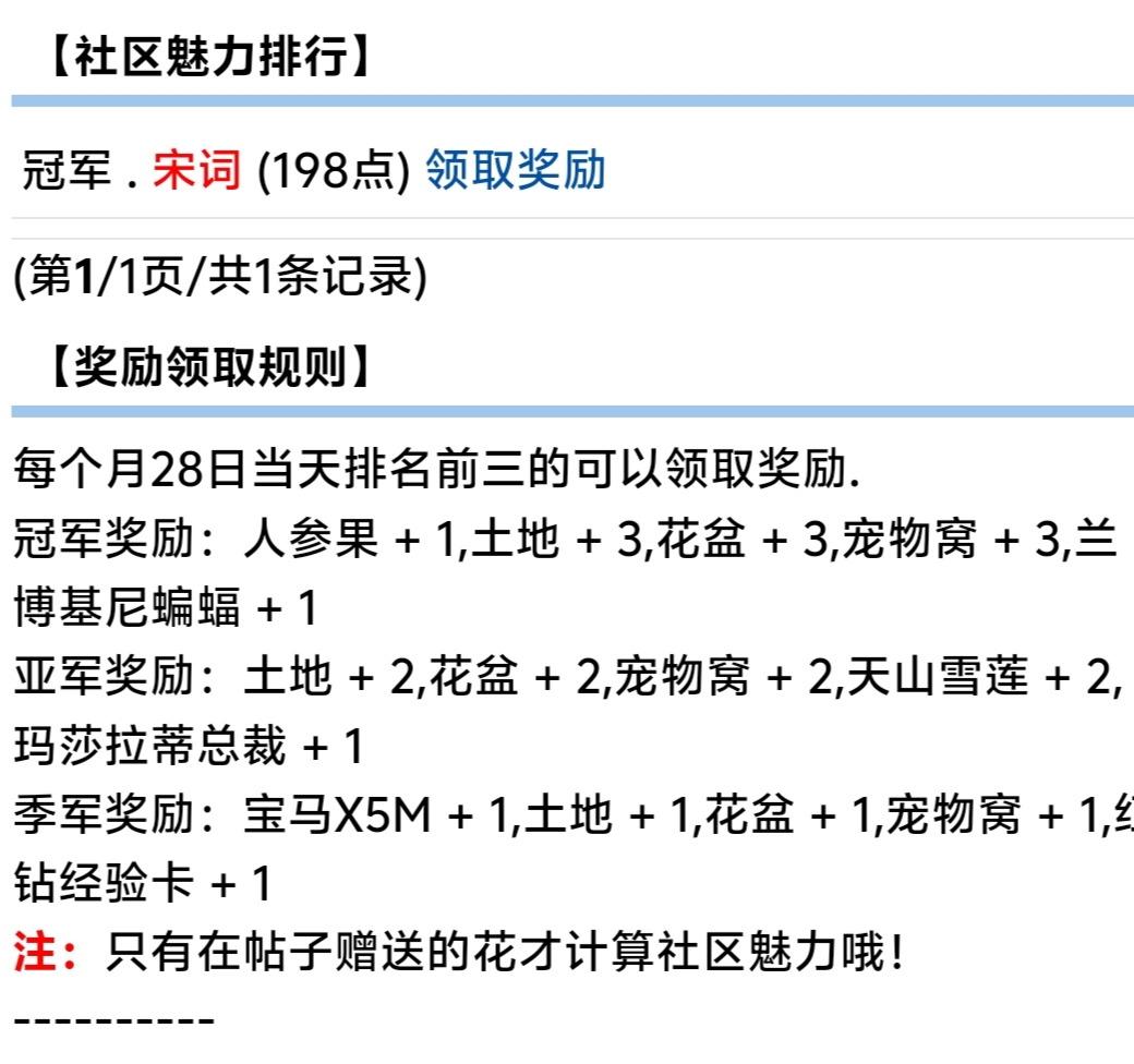 魅力排行